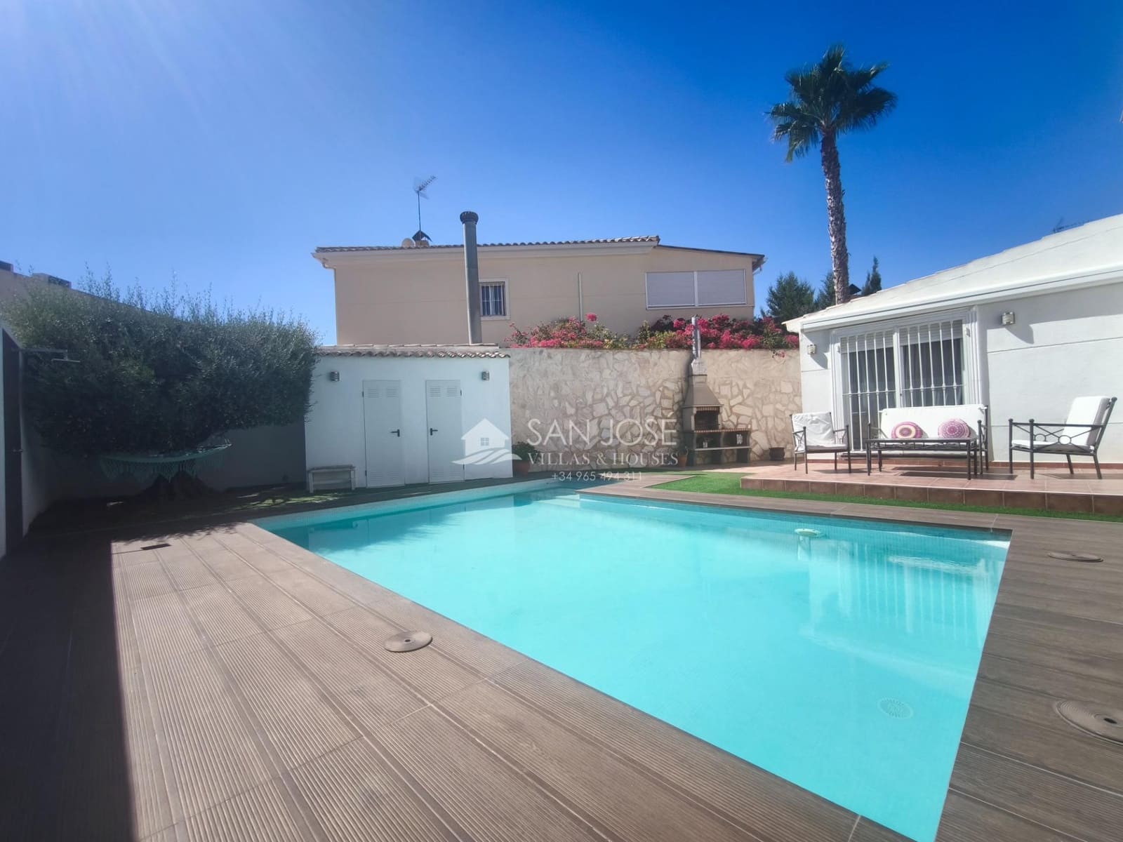 4 soverom Villa til salgs i Aspe med svømmebasseng garasje - € 489 000 (Ref: 10157860)