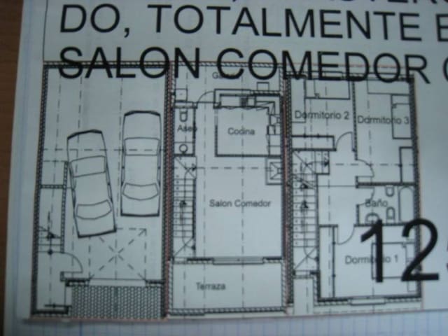 3 soveværelse Bungalow til salg i La Canalosa, Hondón de las Nieves med garage - € 140.000 (Ref: 3590316)