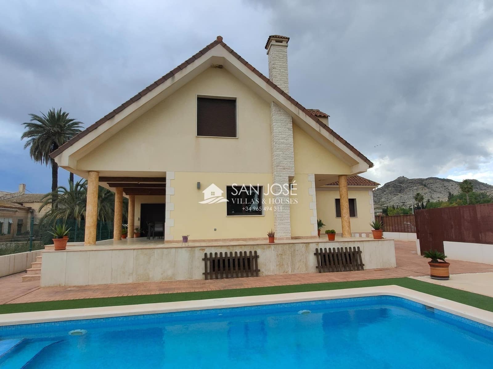 5 sypialnia Willa na sprzedaż w Aspe z basenem - 525 000 € (Ref: 9005329)