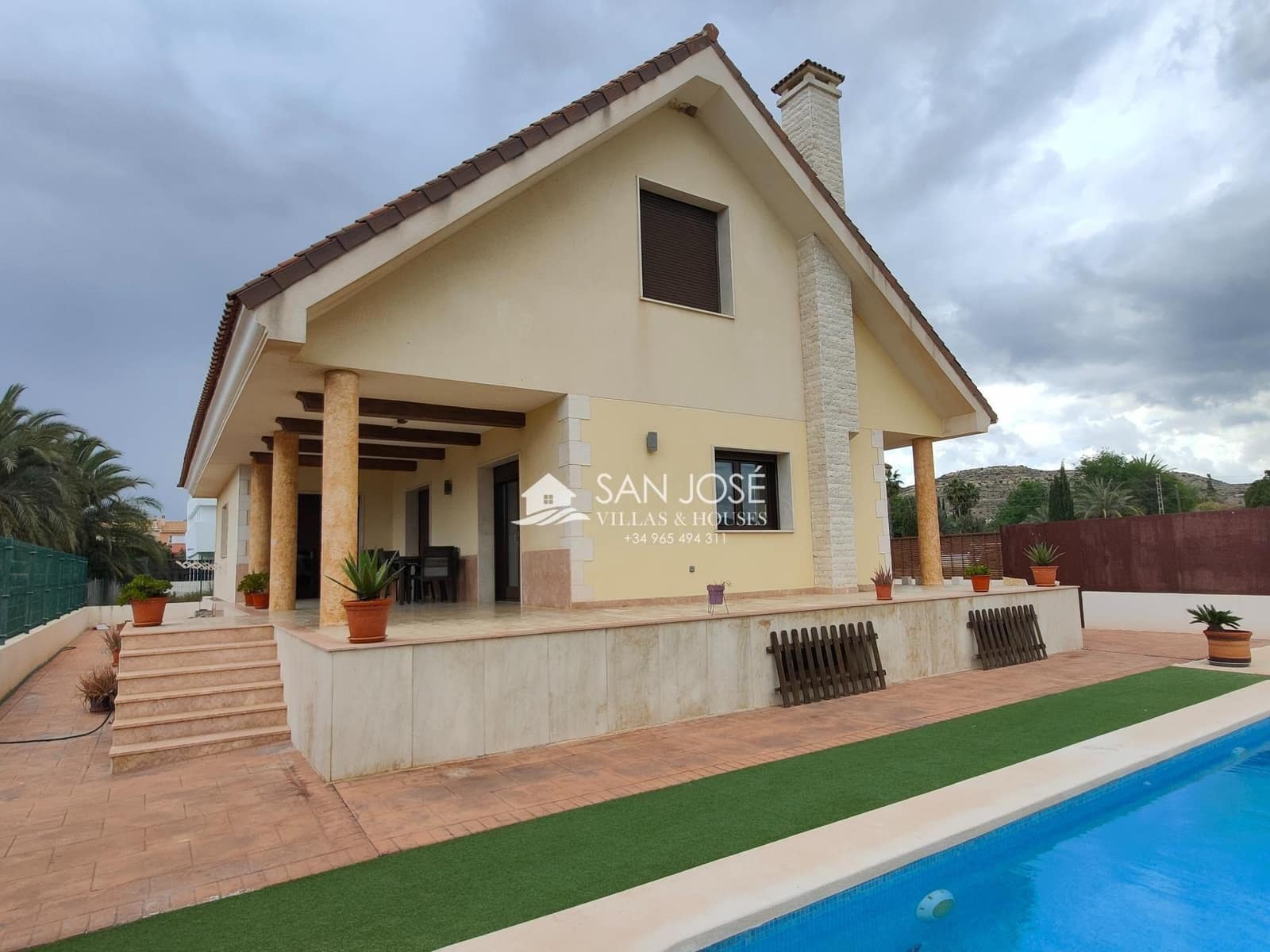 5 sypialnia Willa na sprzedaż w Aspe z basenem - 525 000 € (Ref: 9005329)