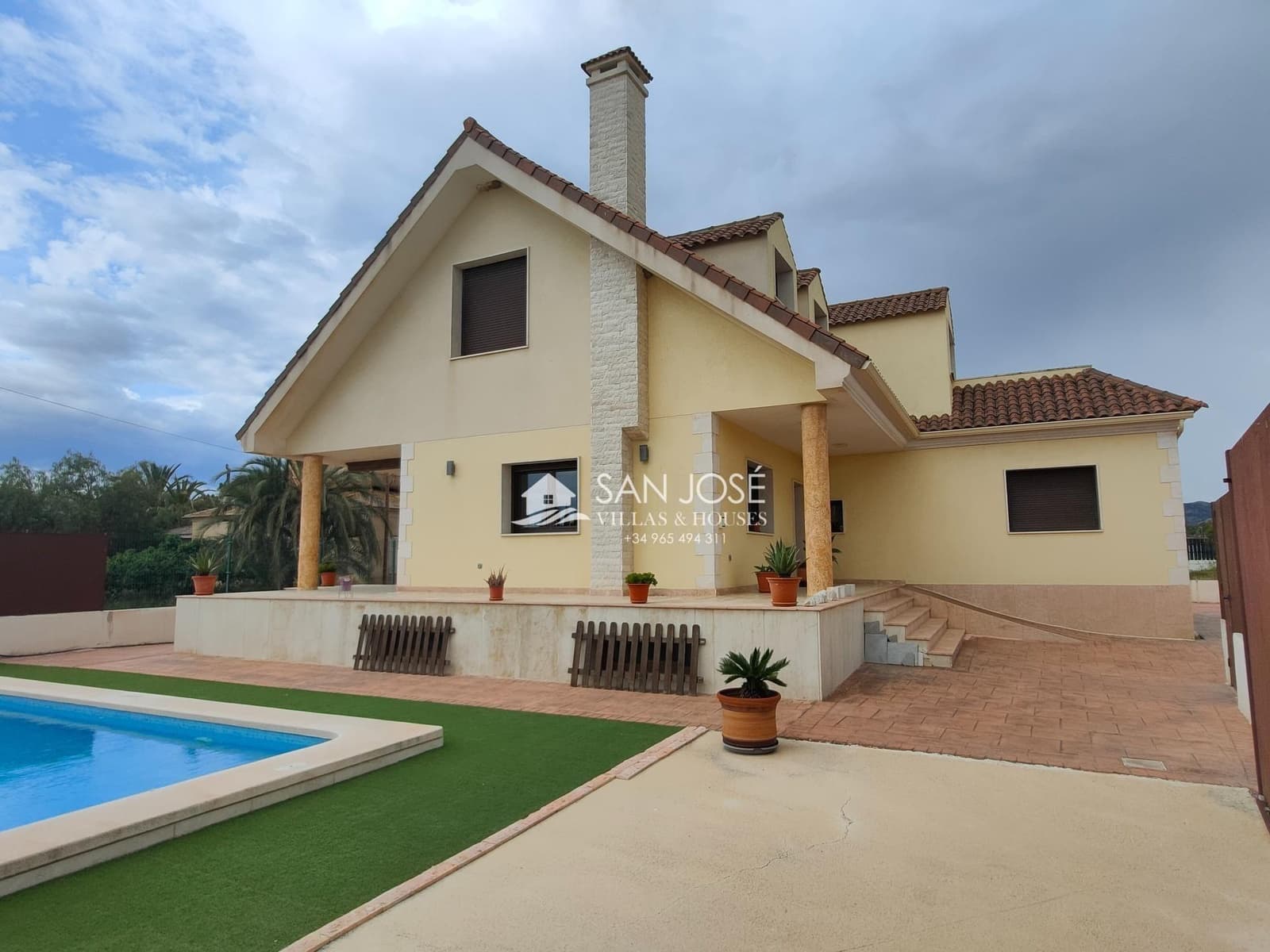 5 sypialnia Willa na sprzedaż w Aspe z basenem - 525 000 € (Ref: 9005329)