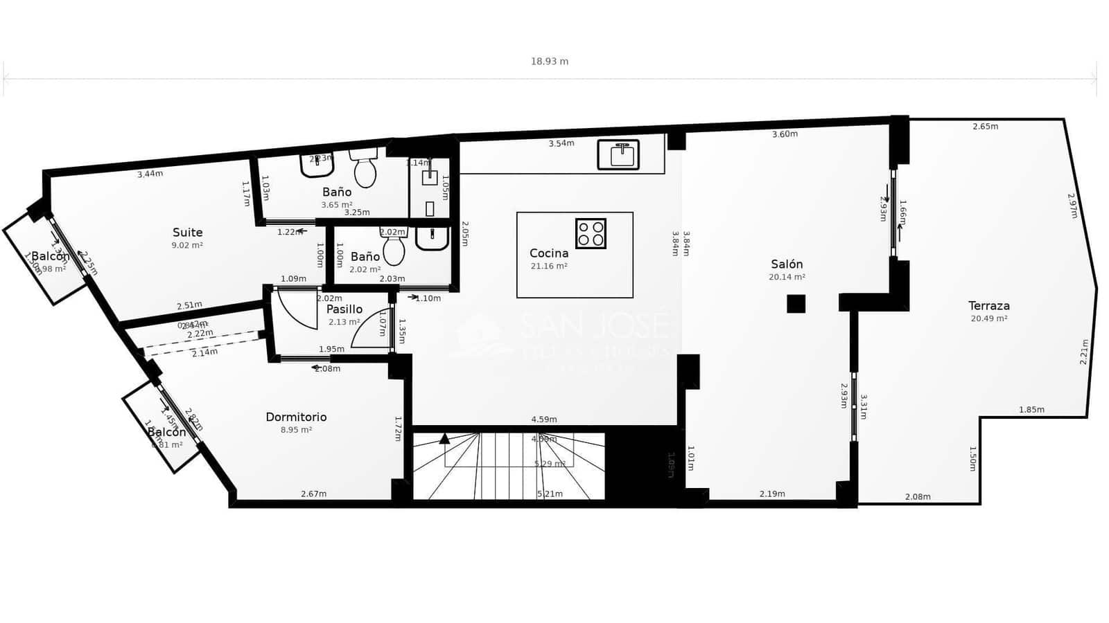 4 Zimmer Haus zu verkaufen in Aspe mit Garage - 465.000 € (Ref: 9533961)