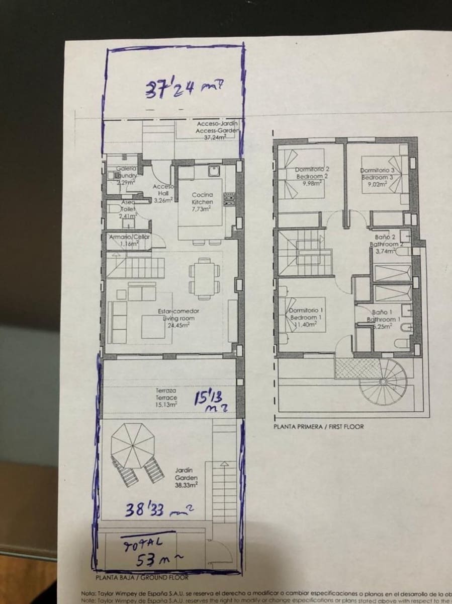 3 sypialnia Bungalow na sprzedaż w Elche / Elx z basenem - 312 000 € (Ref: 9356025)