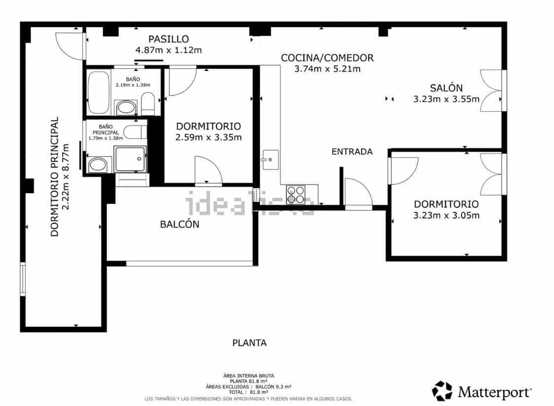 3 makuuhuone Asunto myytävänä paikassa Elche / Elx - 168 000 € (Ref: 9677980)