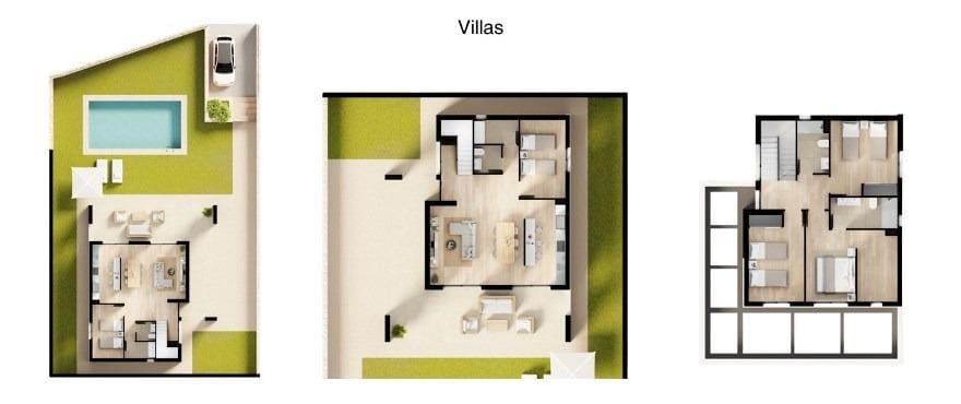 4 sypialnia Willa na sprzedaż w Finestrat z basenem - 555 000 € (Ref: 9851758)