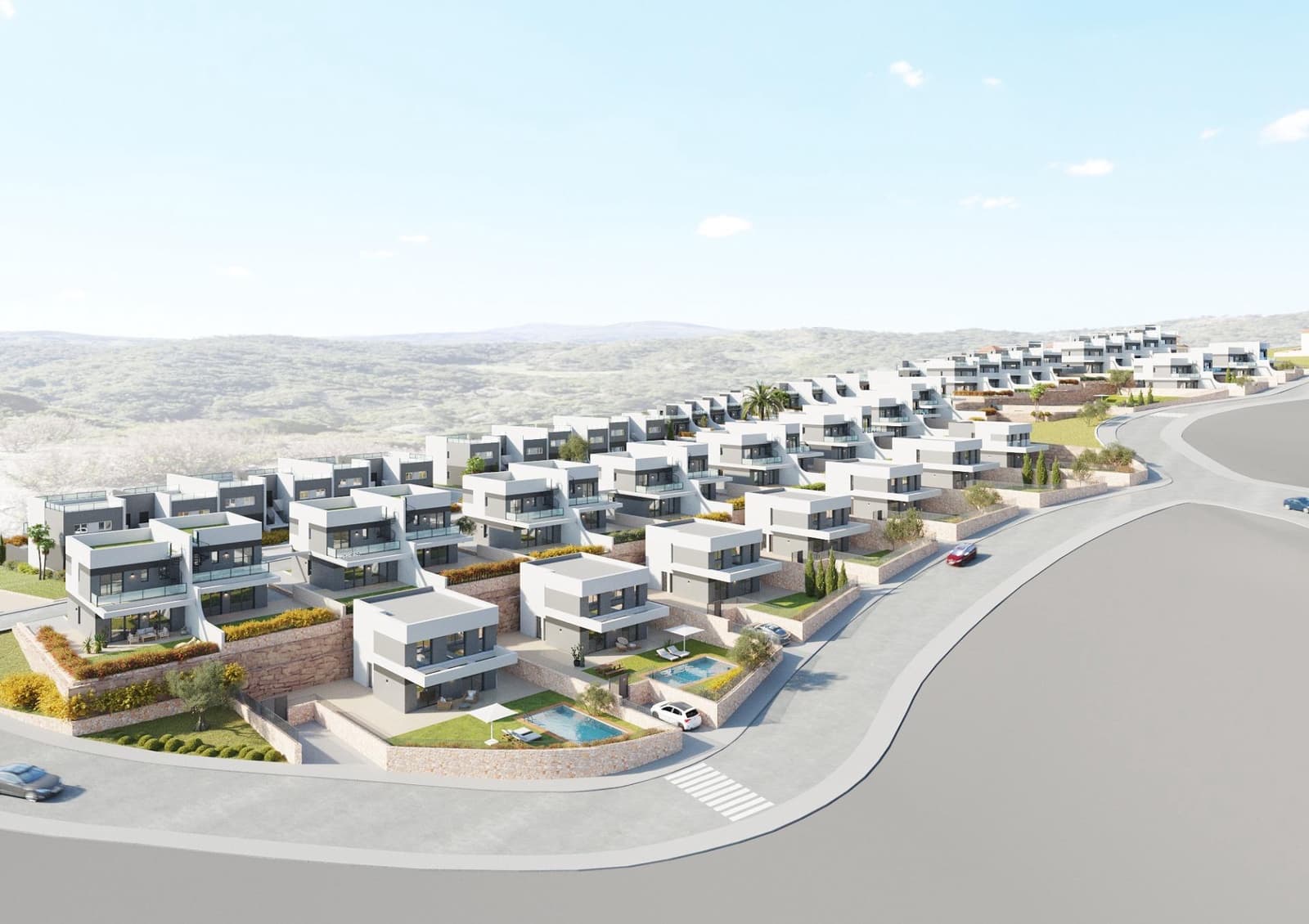 4 sypialnia Willa na sprzedaż w Finestrat z basenem - 555 000 € (Ref: 9851758)