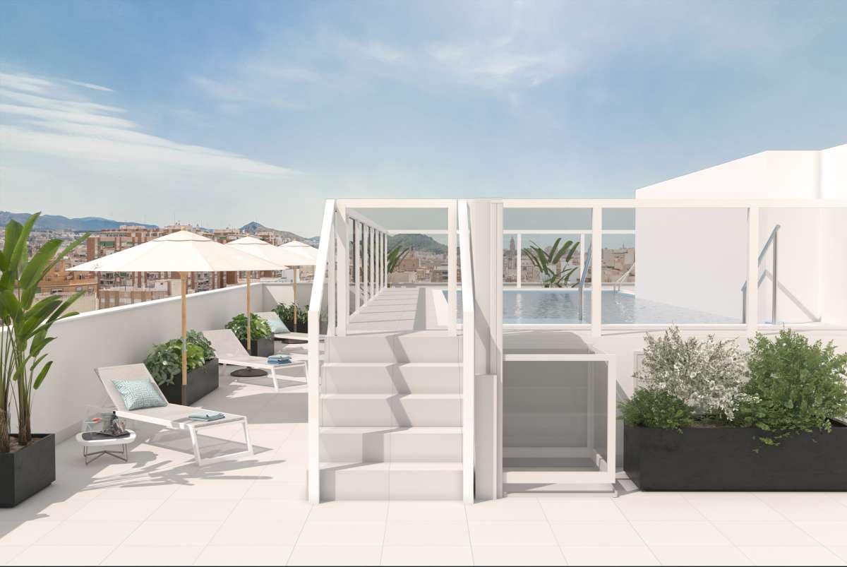 2 soveværelse Lejlighed til salg i Malaga by med swimmingpool - € 528.000 (Ref: 8924661)