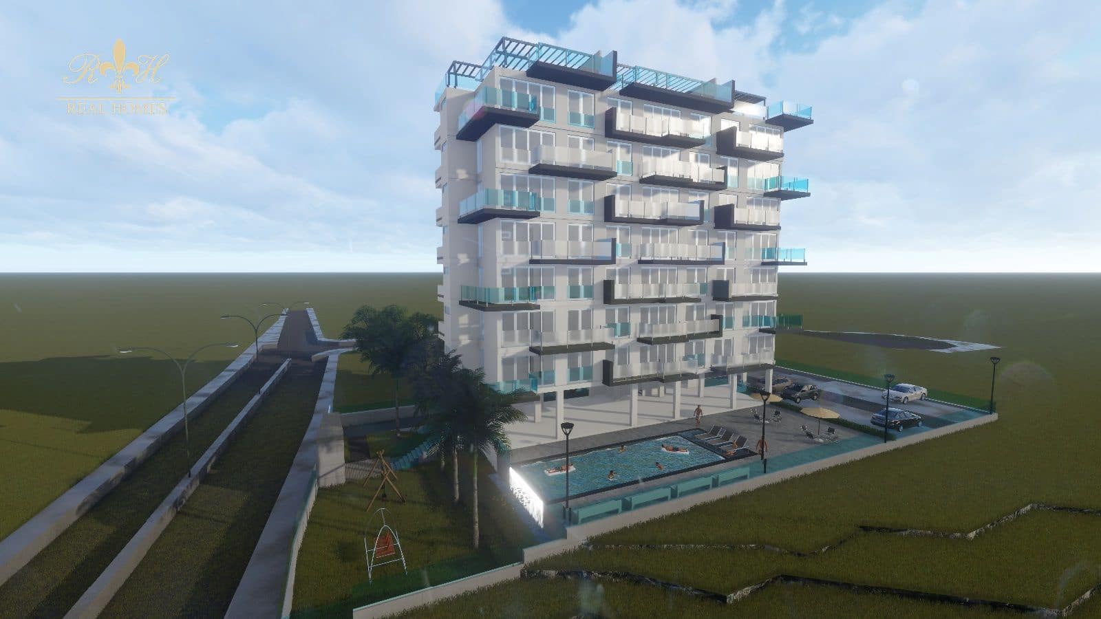 2 soverom Leilighet til salgs i Benidorm med svømmebasseng garasje - € 230 210 (Ref: 6893402)