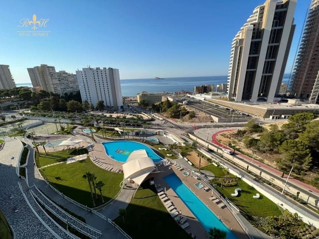 2 sovrum Lägenhet att hyra i Playa Poniente, Benidorm med pool garage - 2 500 € (Ref: 7015760)