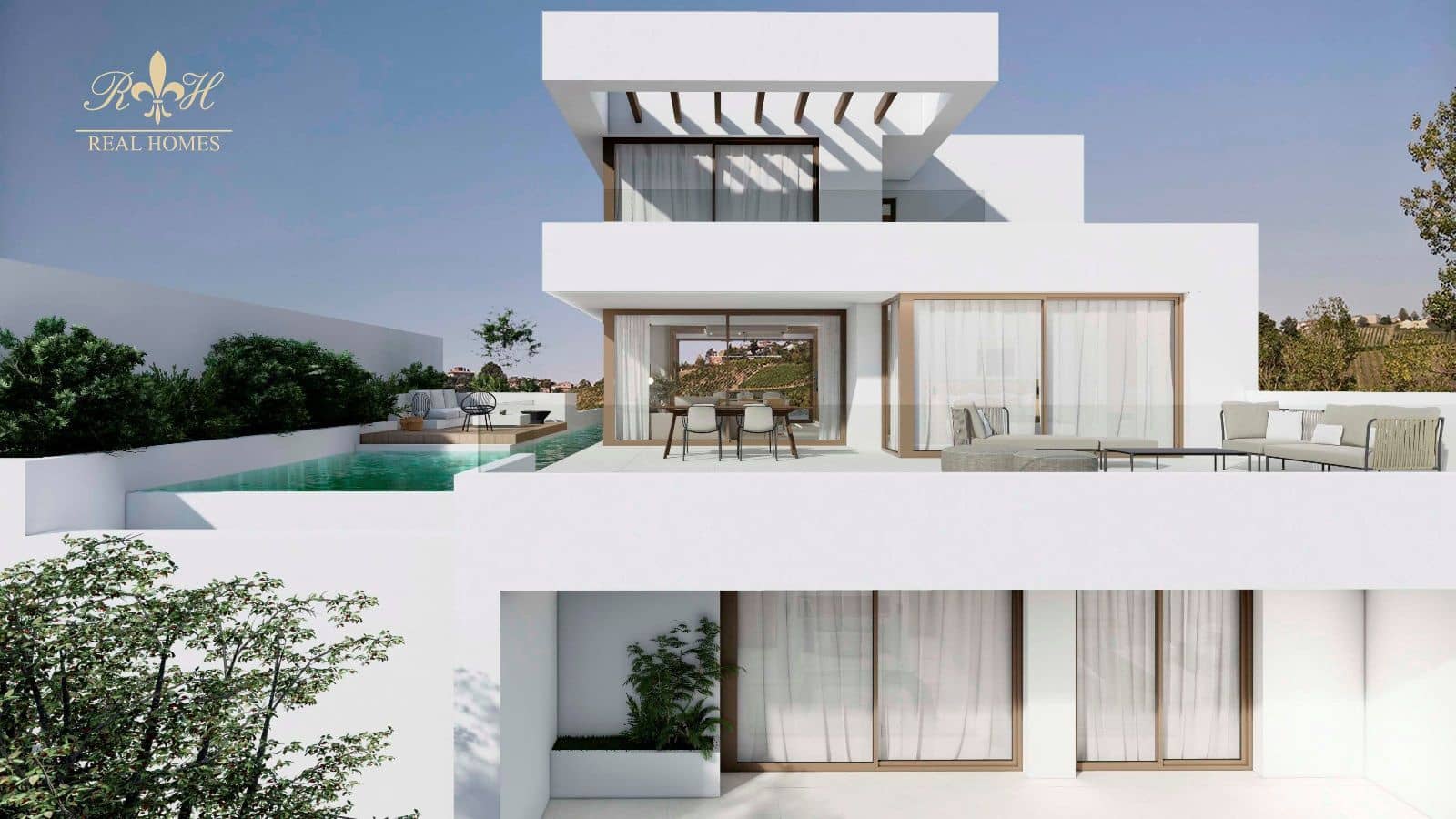 3 sovrum Villa till salu i Finestrat med pool - 940 000 € (Ref: 8227635)