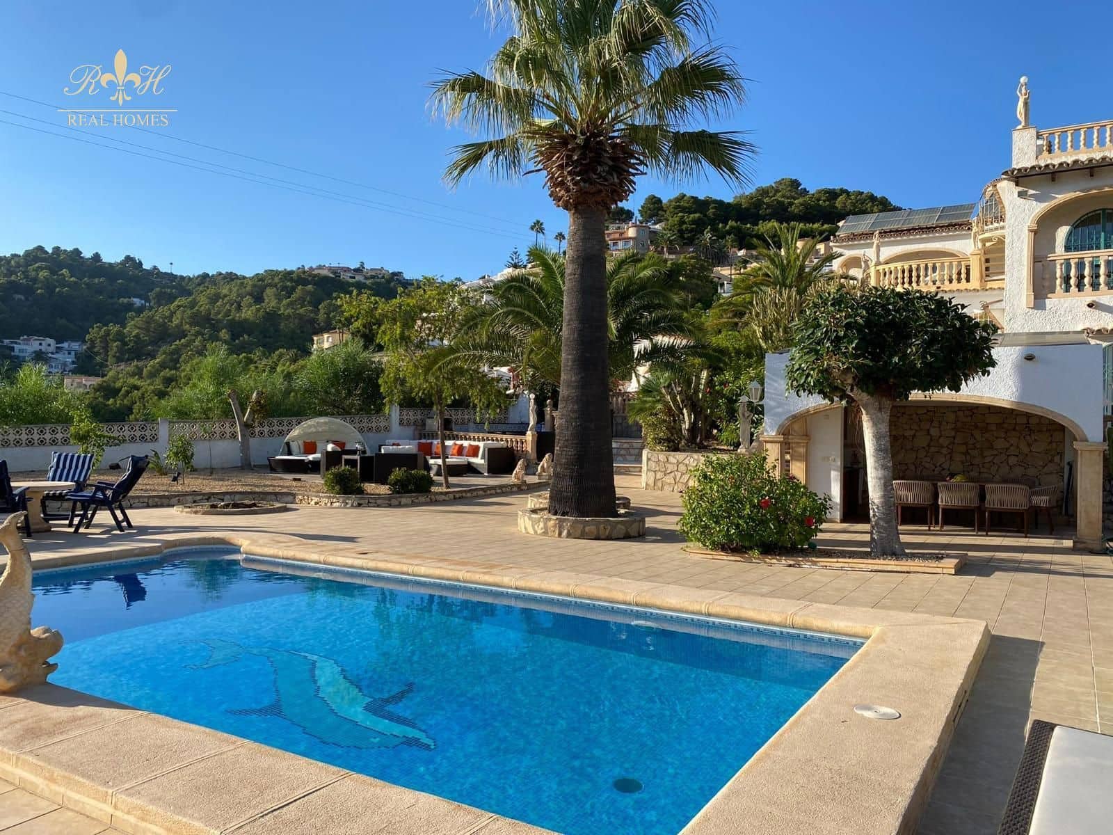 4 soverom Villa til salgs i Moraira med svømmebasseng garasje - € 1 190 000 (Ref: 8585559)