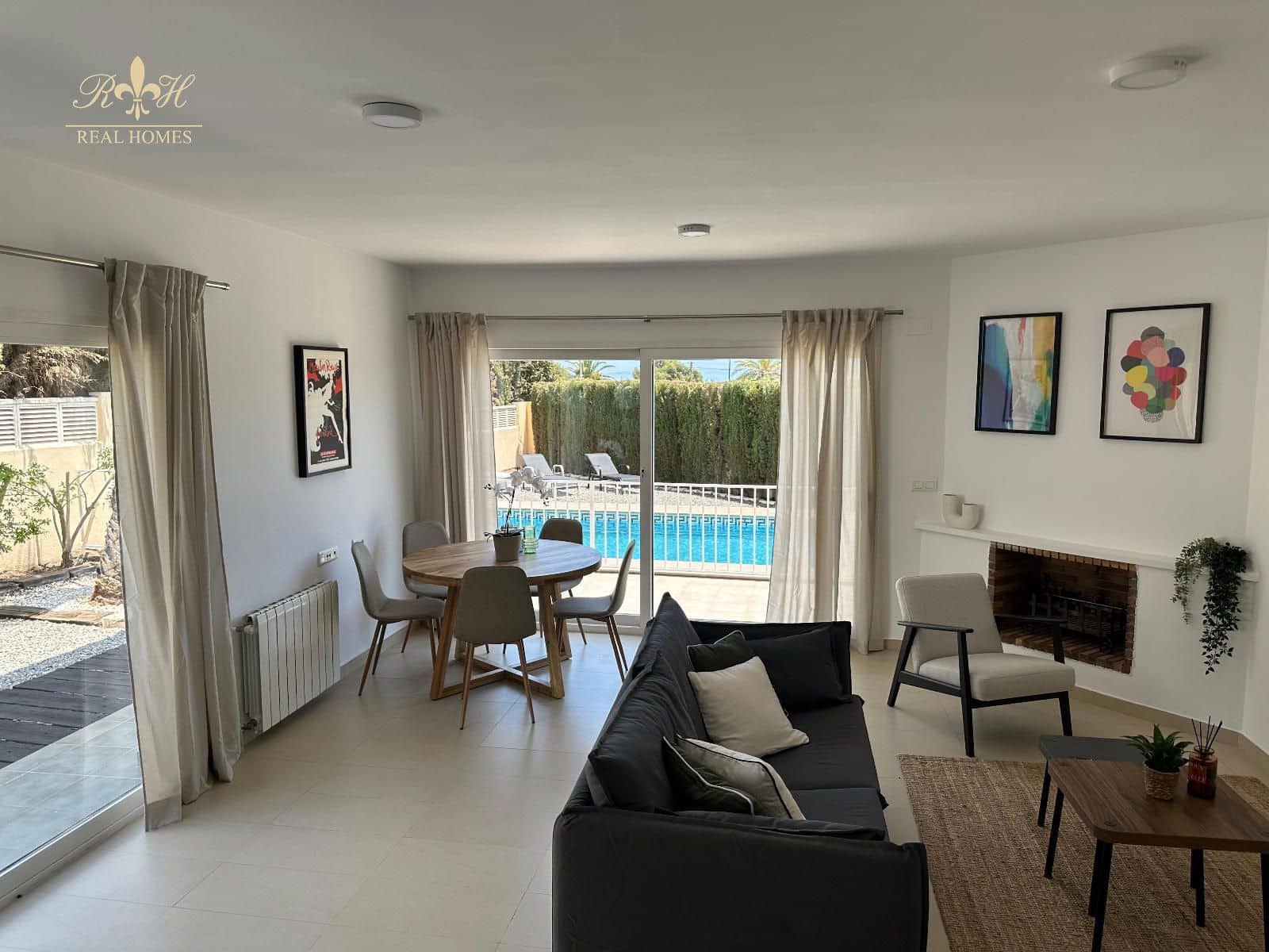 3 soverom Hus til leie i Alfaz del Pi / L'Alfas del Pi med svømmebasseng garasje - € 2 300 (Ref: 9401018)