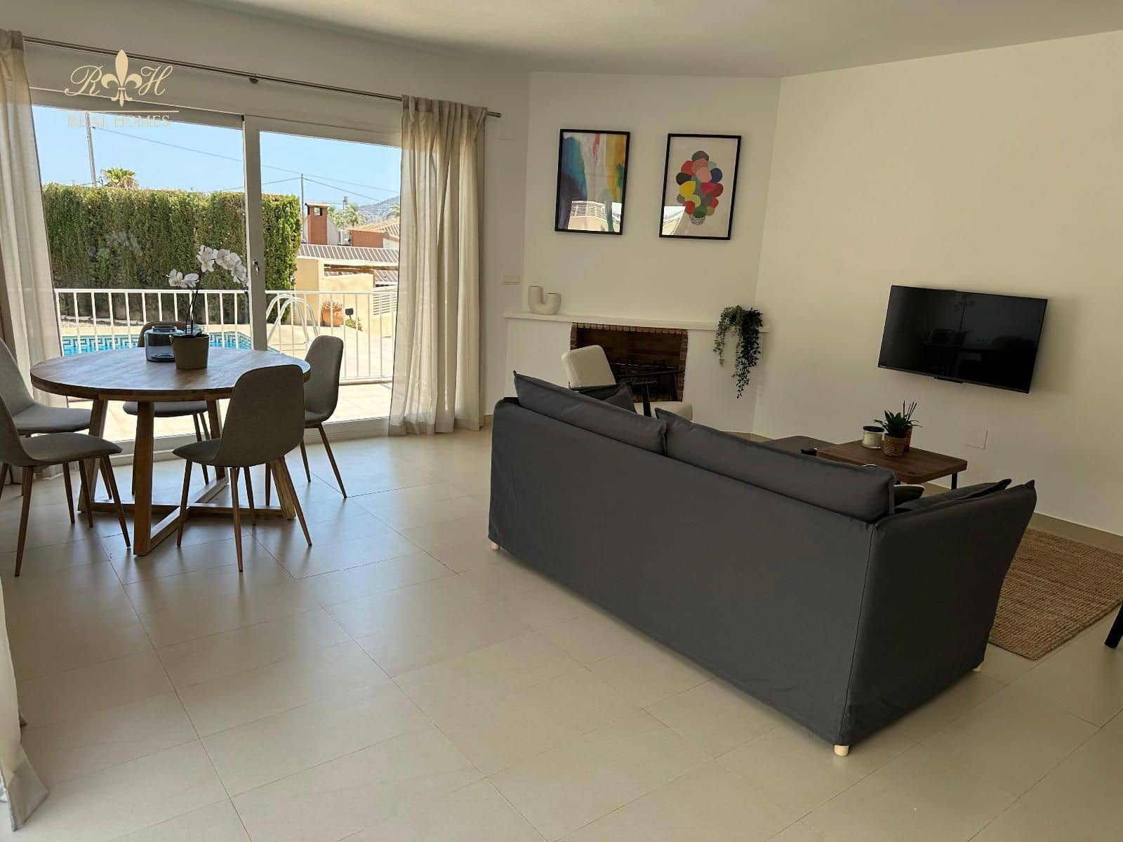 3 soverom Hus til leie i Alfaz del Pi / L'Alfas del Pi med svømmebasseng garasje - € 2 300 (Ref: 9401018)