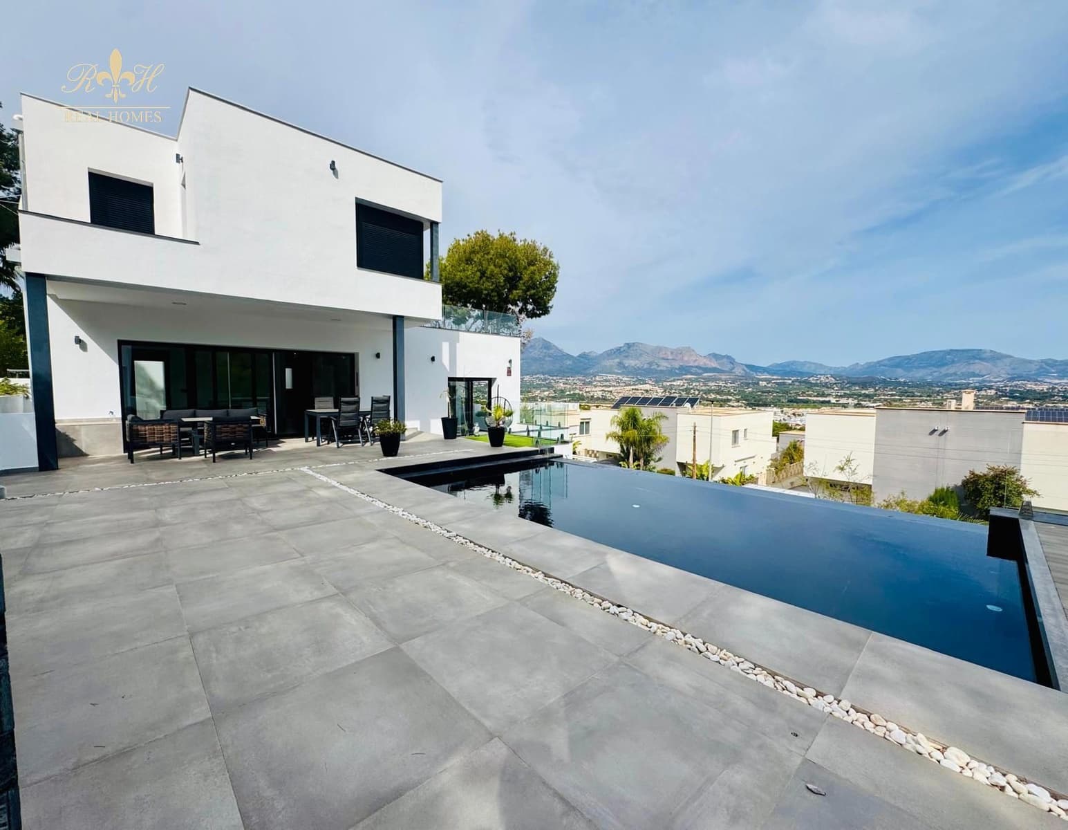 5 slaapkamer Villa te huur in Albir met zwembad garage - € 5.000 (Ref: 9806955)