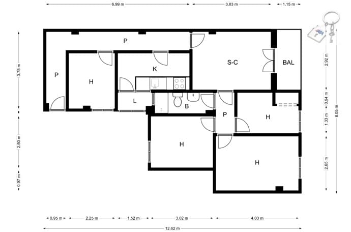 4 soverom Leilighet til salgs i Elche / Elx - € 81 600 (Ref: 10127646)