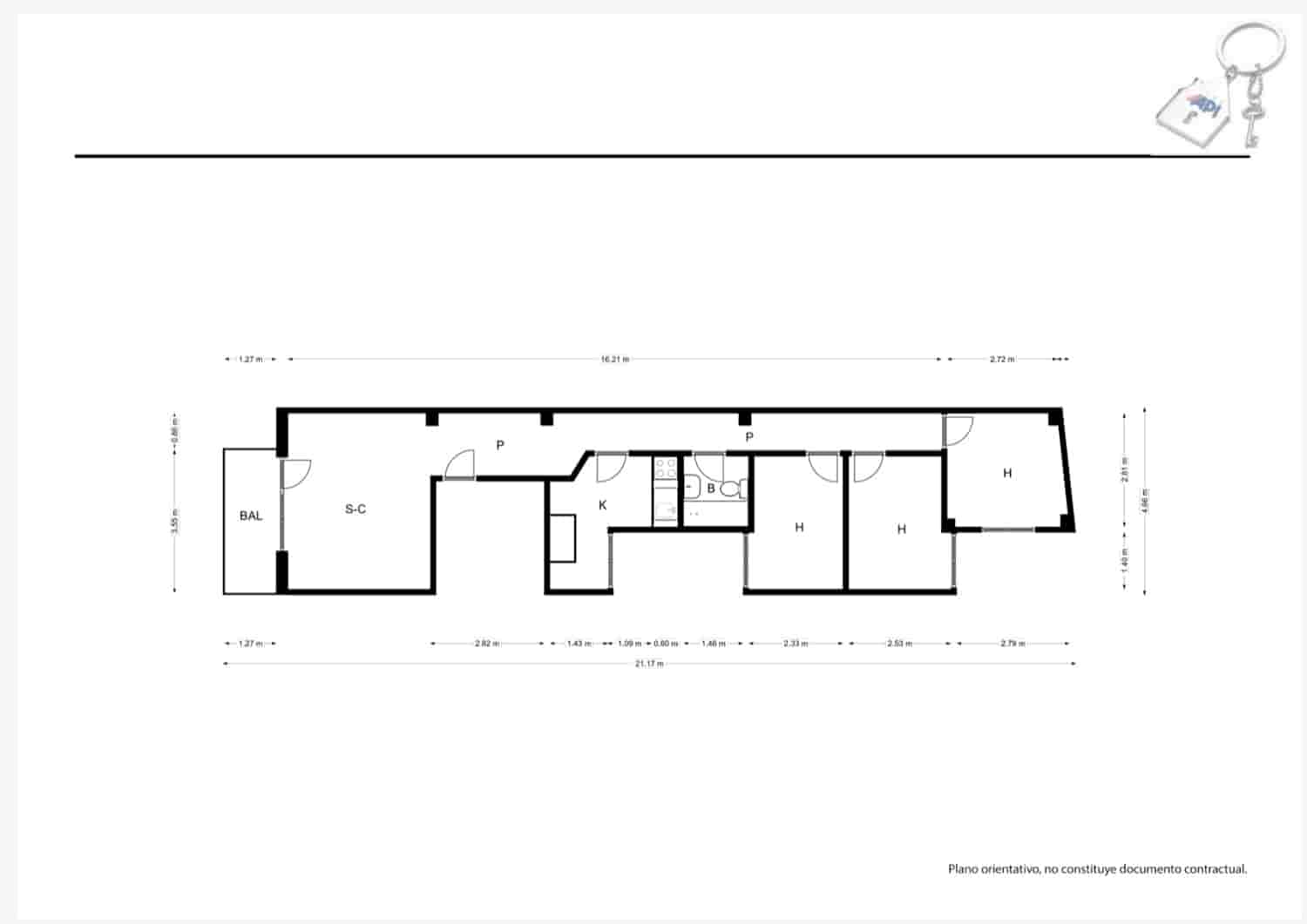 2 makuuhuone Ranta-asunto myytävänä paikassa Torrevieja - 164 000 € (Ref: 9537222)