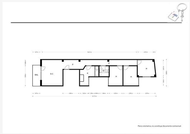 2 makuuhuone Ranta-asunto myytävänä paikassa Puerto Deportivo, Torrevieja - 164 000 € (Ref: 9537222)