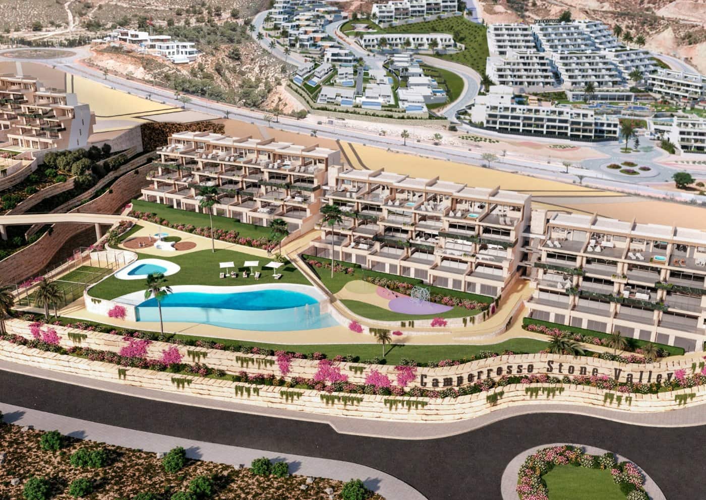 2 soveværelse Rækkehus til salg i Finestrat med swimmingpool - € 470.000 (Ref: 6961505)