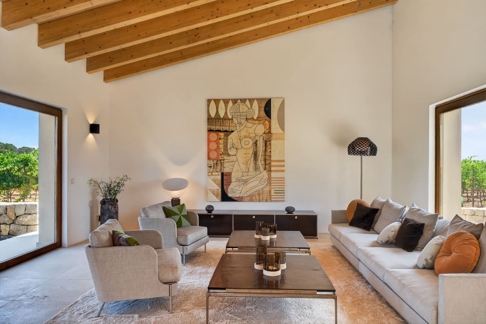 4 sypialnia Willa na sprzedaż w Binissalem z basenem garażem - 3 995 000 € (Ref: 7697026)