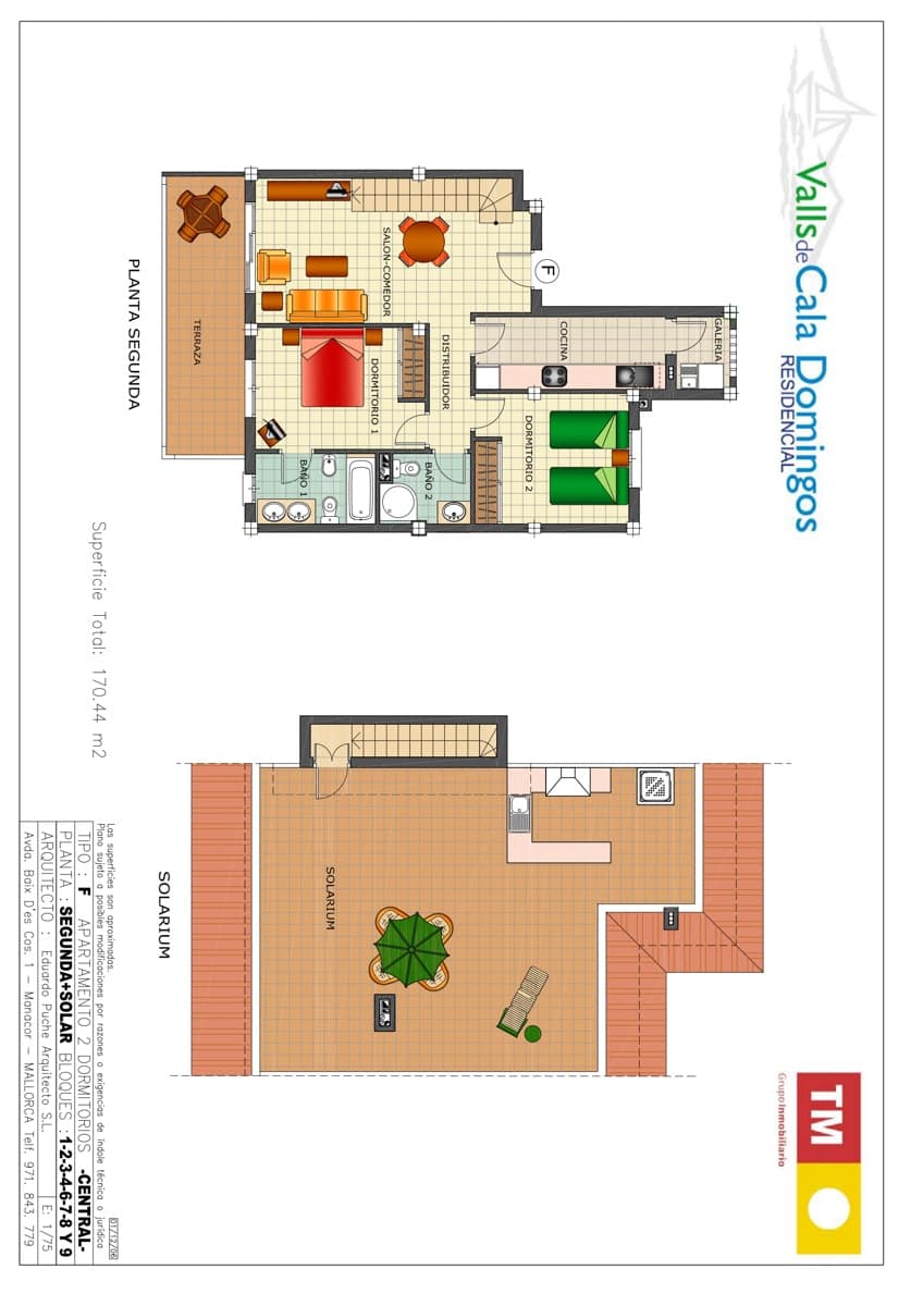 2 camera da letto Attico in vendita in Calas de Mallorca con piscina - 379.000 € (Rif: 9665133)