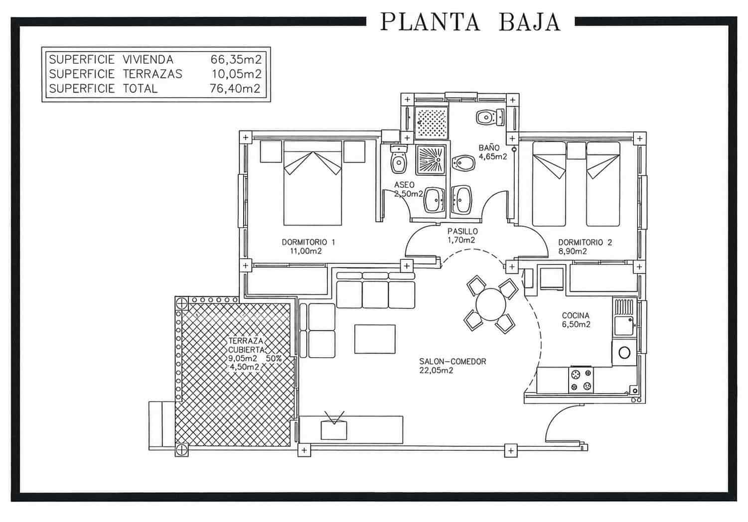 Bungalow de 2 habitaciones en Orihuela Costa en venta con piscina garaje - 225.000 € (Ref: 10016824)
