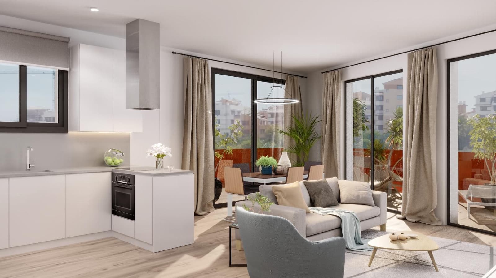 3 makuuhuone Huoneisto myytävänä paikassa Torrevieja mukana uima-altaan - 279 000 € (Ref: 7394112)