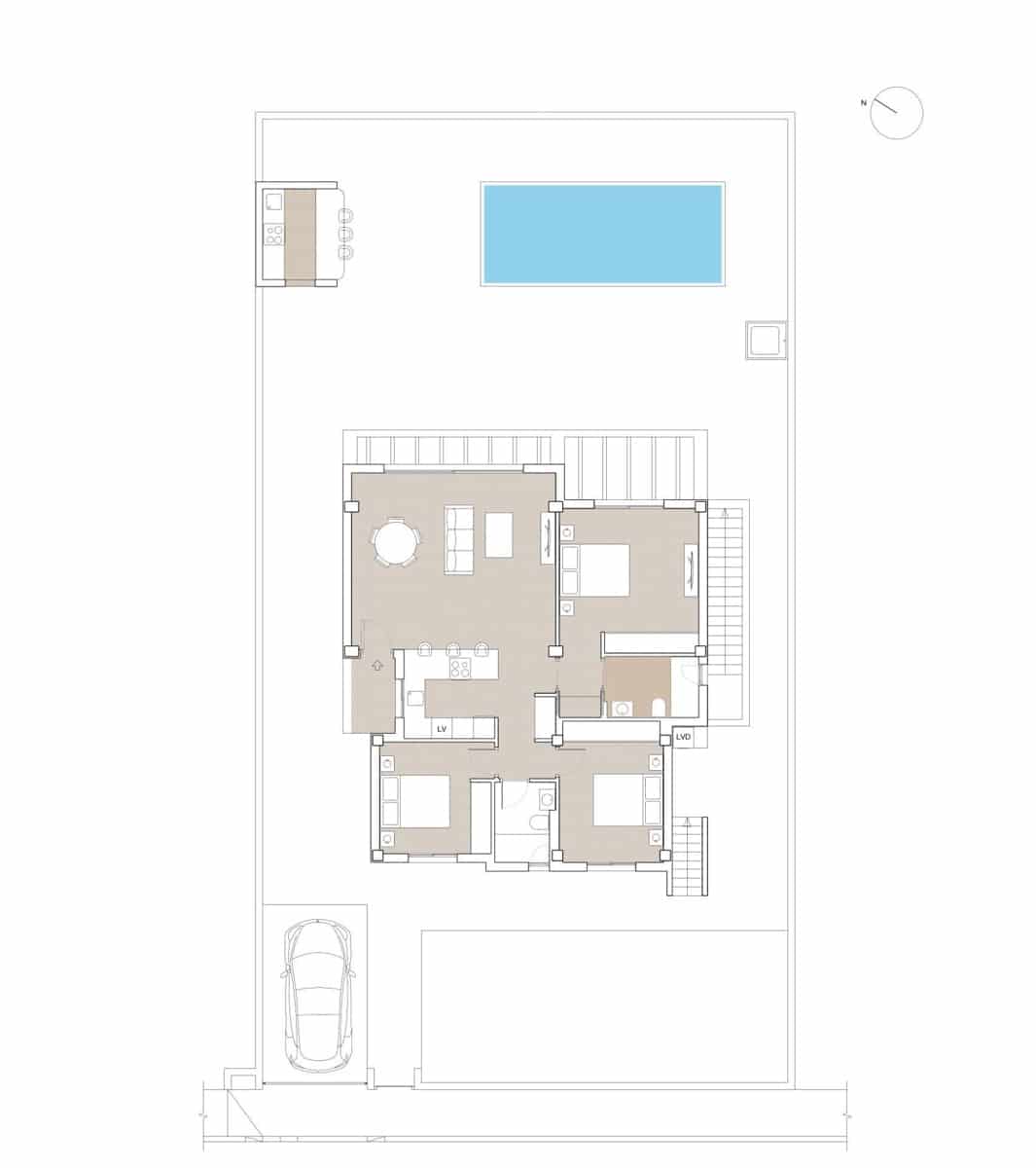 5 chambre Villa/Maison à vendre à Polop - 598 750 € (Ref: 8983677)