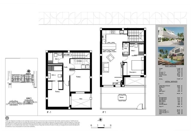 3 quarto Moradia para venda em Los Balcones - Los Altos, Torrevieja com piscina - 330 000 € (Ref: 9614347)