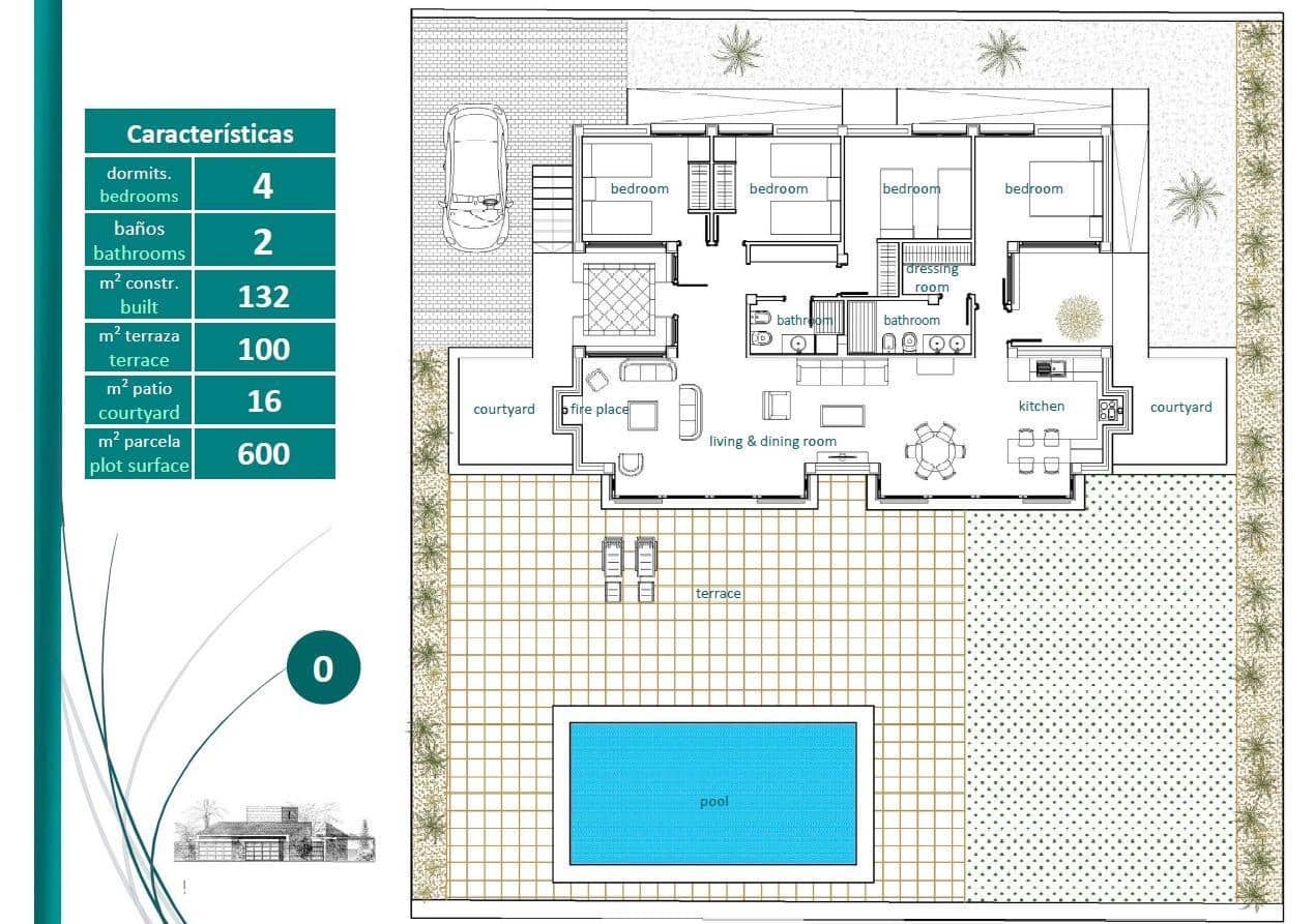 4 bedroom Villa for sale in Sucina with pool - € 625,000 (Ref: 9614401)