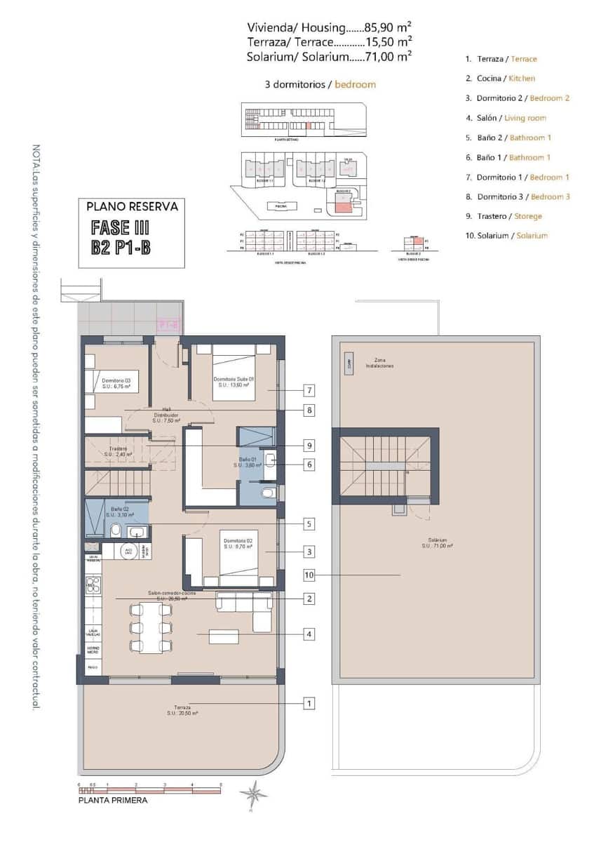 3 soveværelse Villa til salg i Los Alcazares med swimmingpool - € 399.900 (Ref: 9643449)