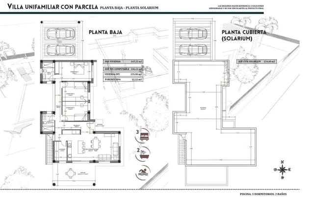 3 makuuhuone Huvila myytävänä paikassa Jacarilla mukana uima-altaan - 495 000 € (Ref: 9643461)