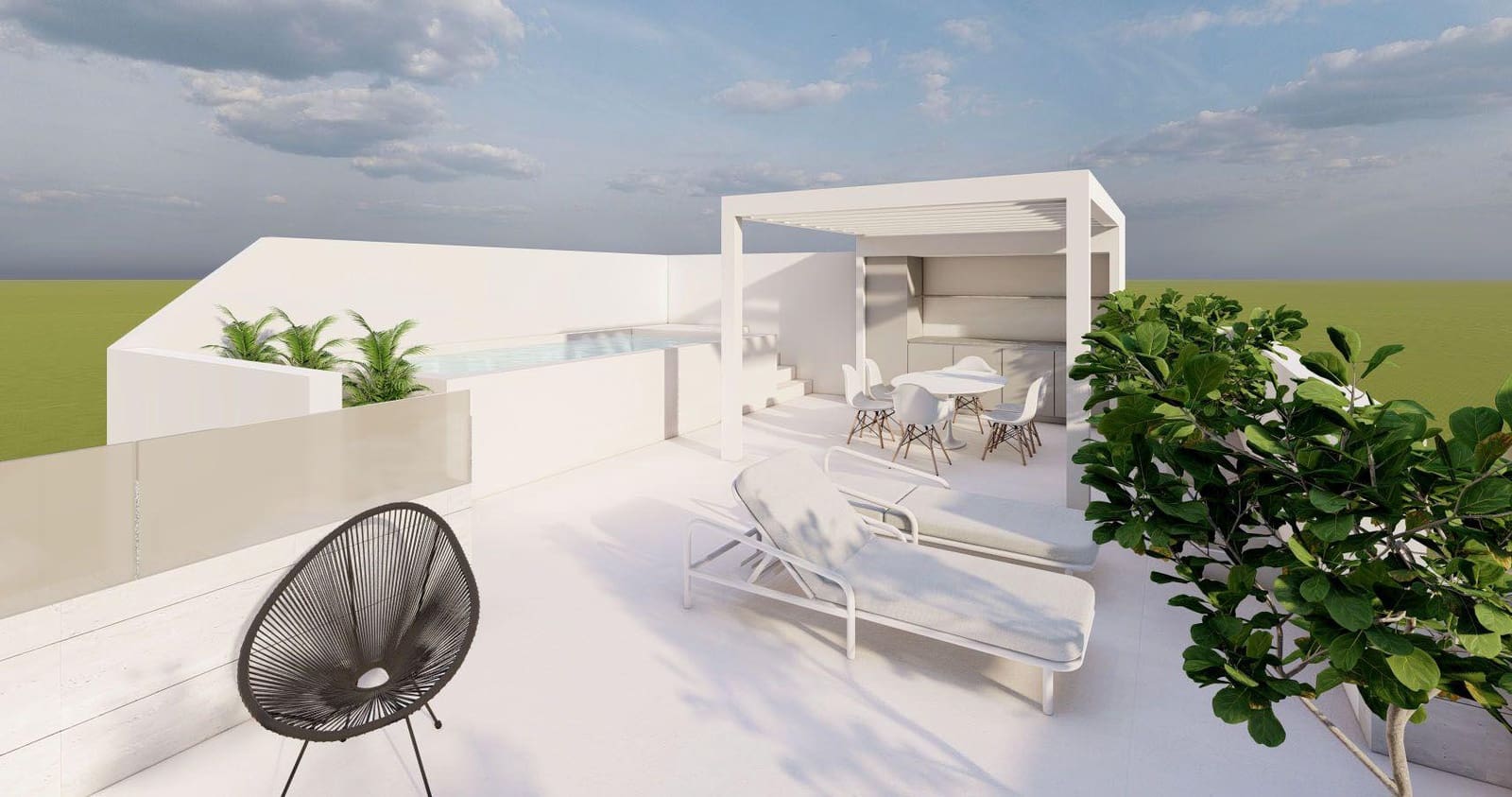 2 quarto Moradia para venda em Pilar de la Horadada com piscina - 359 000 € (Ref: 9643466)