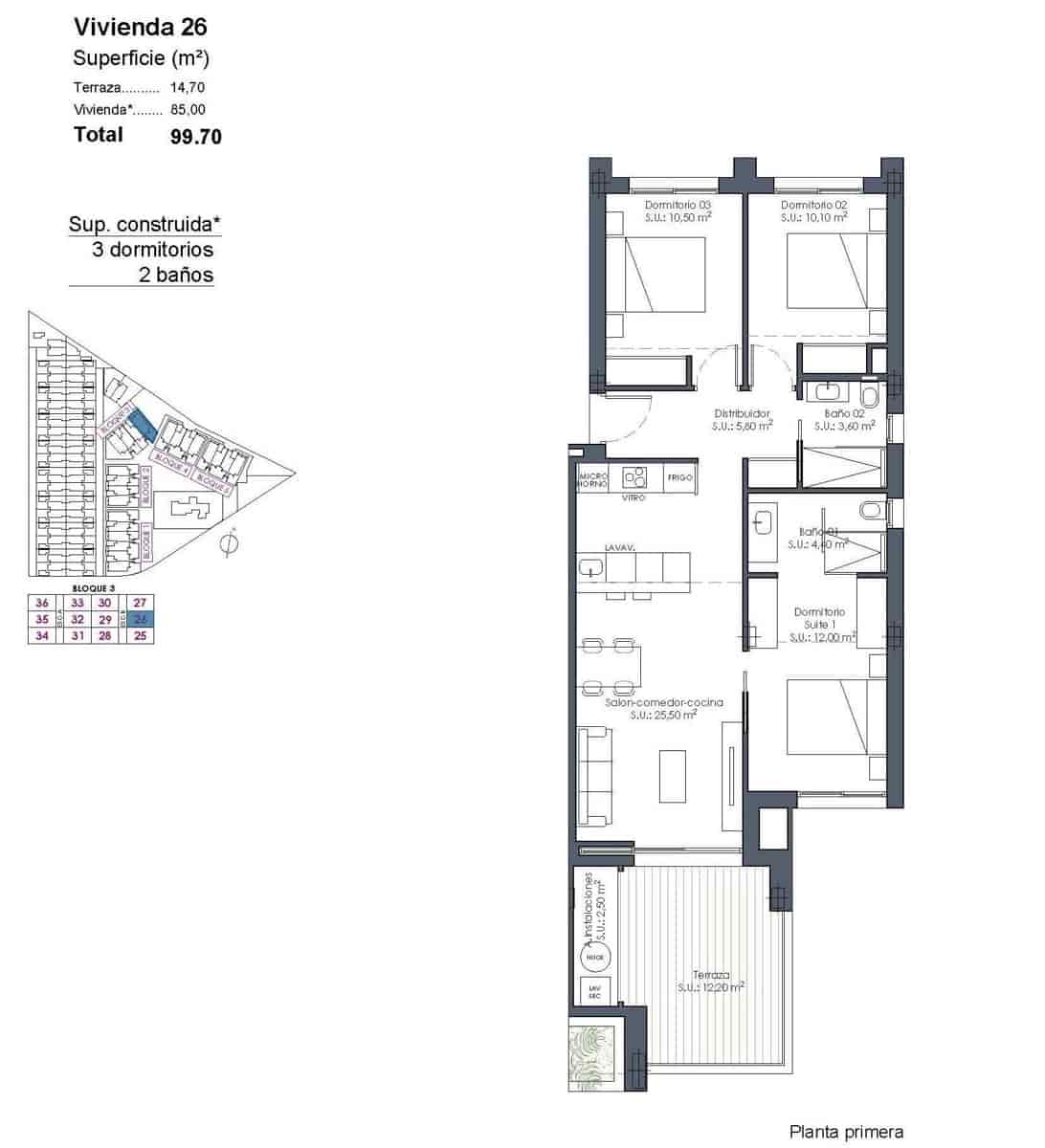 Apartamento de 3 habitaciones en Los Alcázares en venta con piscina - 339.000 € (Ref: 9694404)