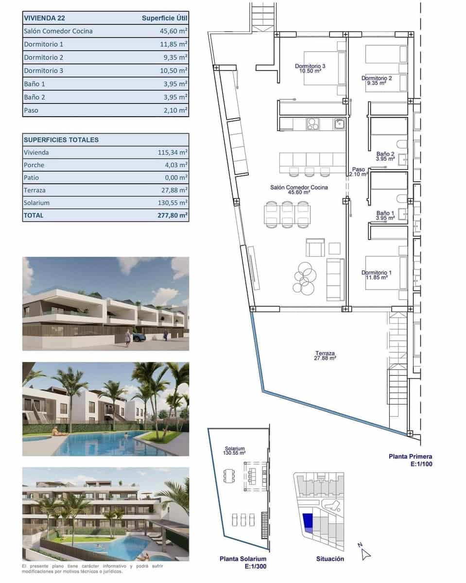 3 sovrum Villa till salu i Pilar de la Horadada med pool - 495 000 € (Ref: 9694406)