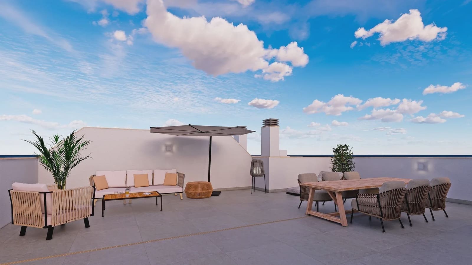 3 Zimmer Bungalow zu verkaufen in Pilar de la Horadada mit Pool Garage - 355.000 € (Ref: 10012985)