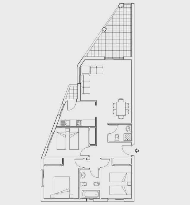 3 soverom Leilighet til salgs i Orihuela Costa med svømmebasseng garasje - € 250 000 (Ref: 10038951)
