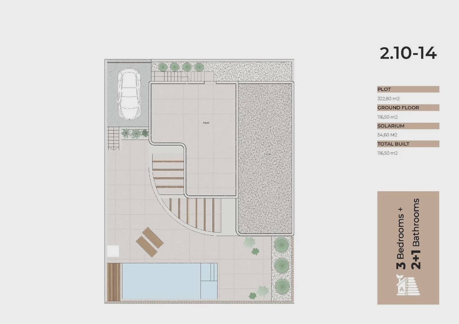 3 chambre Villa/Maison à vendre à Algorfa avec piscine - 650 000 € (Ref: 10064014)