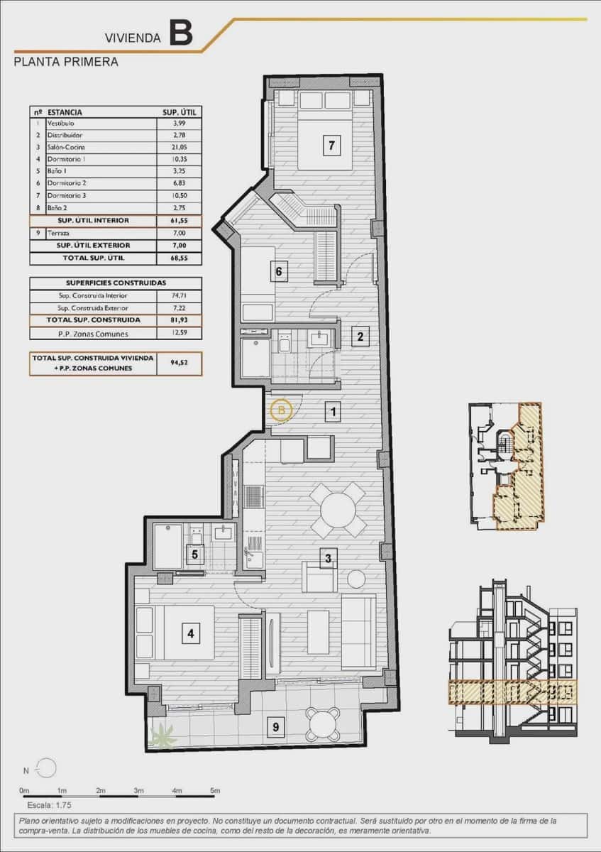 3 camera da letto Appartamento in vendita in Guardamar del Segura con piscina - 275.000 € (Rif: 10101526)