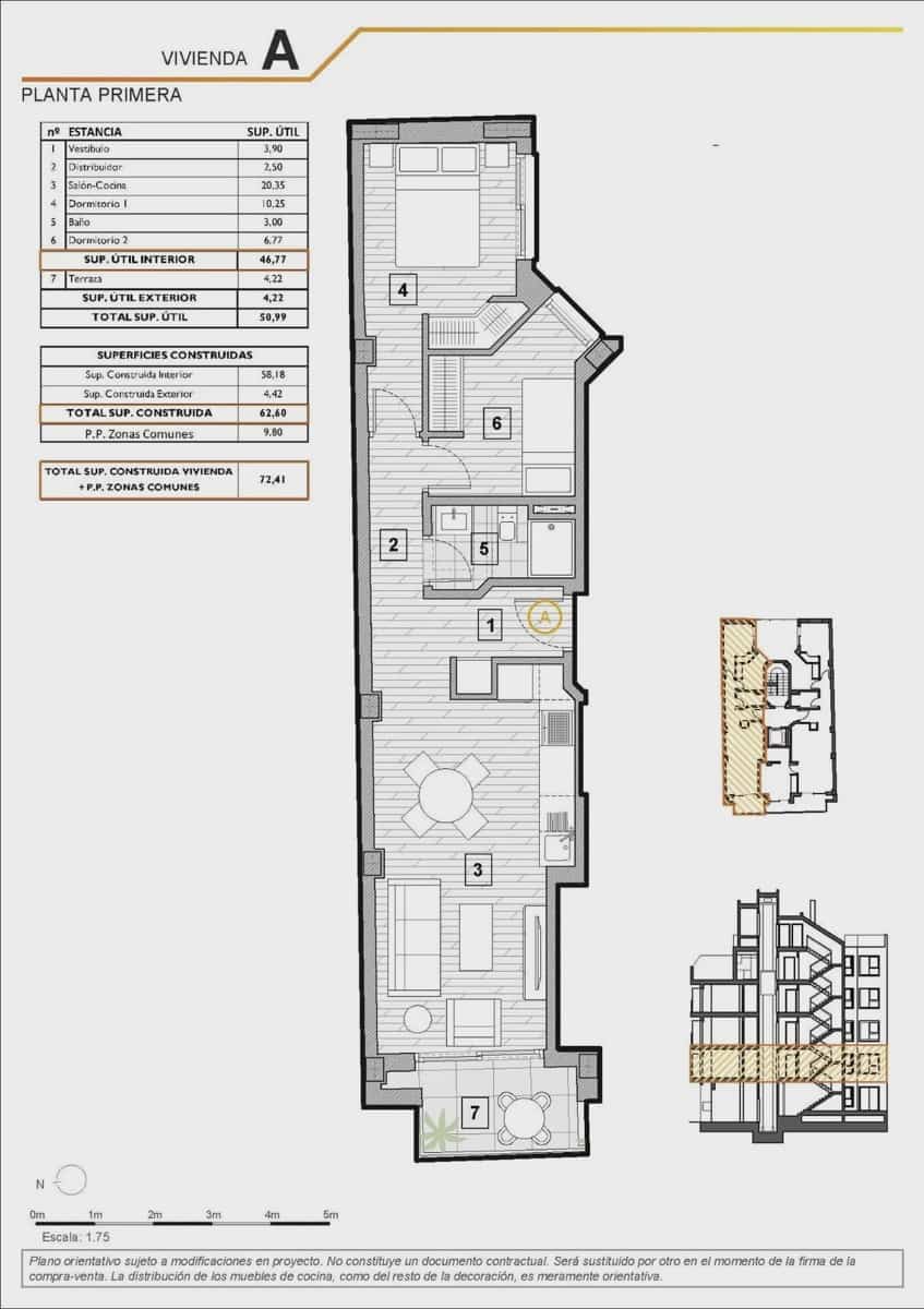 2 bedroom Apartment for sale in Guardamar del Segura with pool - € 240,000 (Ref: 10101527)