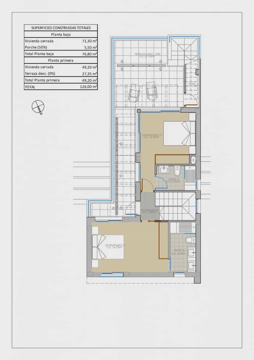 3 soveværelse Villa til salg i Pilar de la Horadada med swimmingpool garage - € 460.000 (Ref: 9961266)