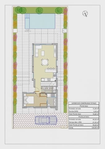 3 soveværelse Villa til salg i Pinar de Campoverde, Pilar de la Horadada med swimmingpool garage - € 460.000 (Ref: 9961266)