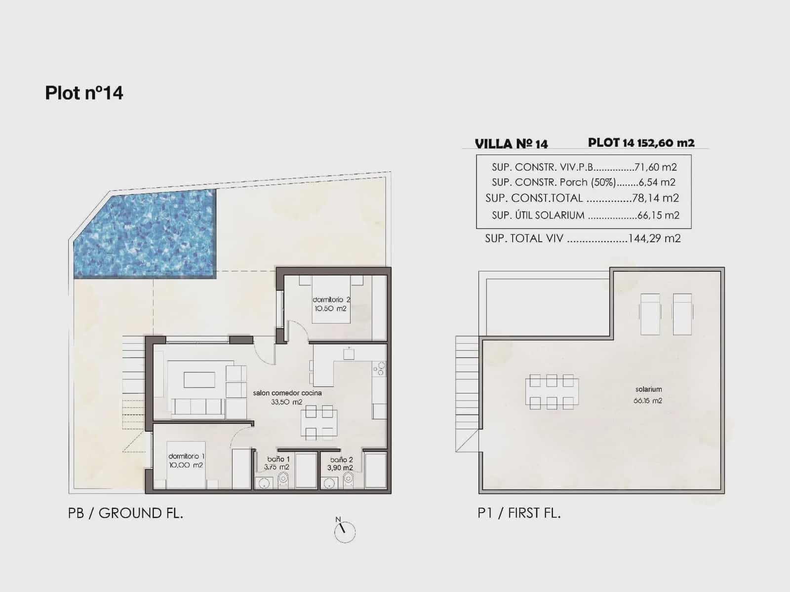 2 slaapkamer Villa te koop in Pilar de la Horadada met garage - € 380.000 (Ref: 9961282)