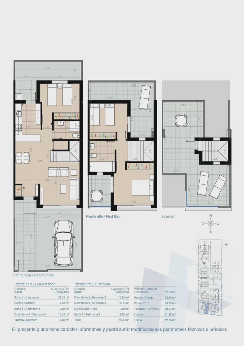 3 slaapkamer Huis te koop in Pilar de la Horadada met zwembad garage - € 459.900 (Ref: 9961330)