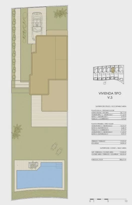 3 soveværelse Villa til salg i Pilar de la Horadada med swimmingpool garage - € 499.000 (Ref: 9961335)