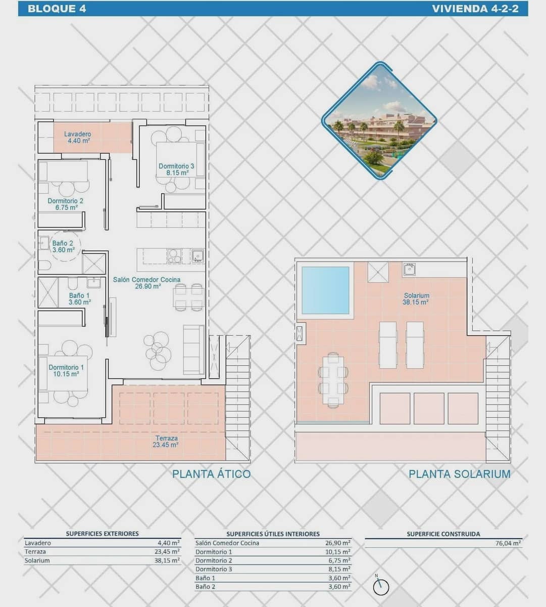 3 quarto Moradia para venda em Pilar de la Horadada com piscina garagem - 354 900 € (Ref: 9961358)