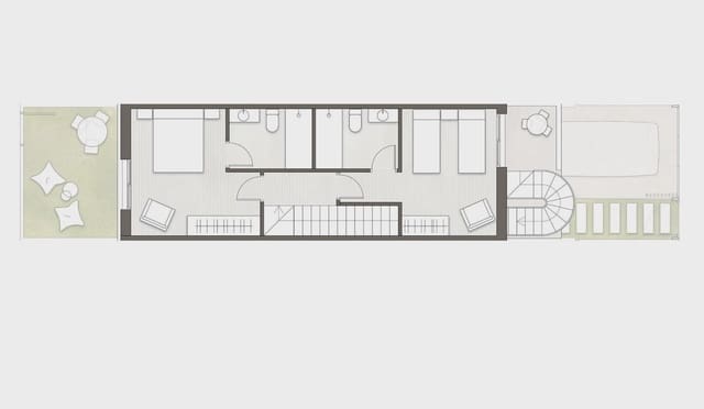 2 soverom Hus til salgs i Pilar de la Horadada ciudad, Pilar de la Horadada med svømmebasseng garasje - € 314 900 (Ref: 9961381)