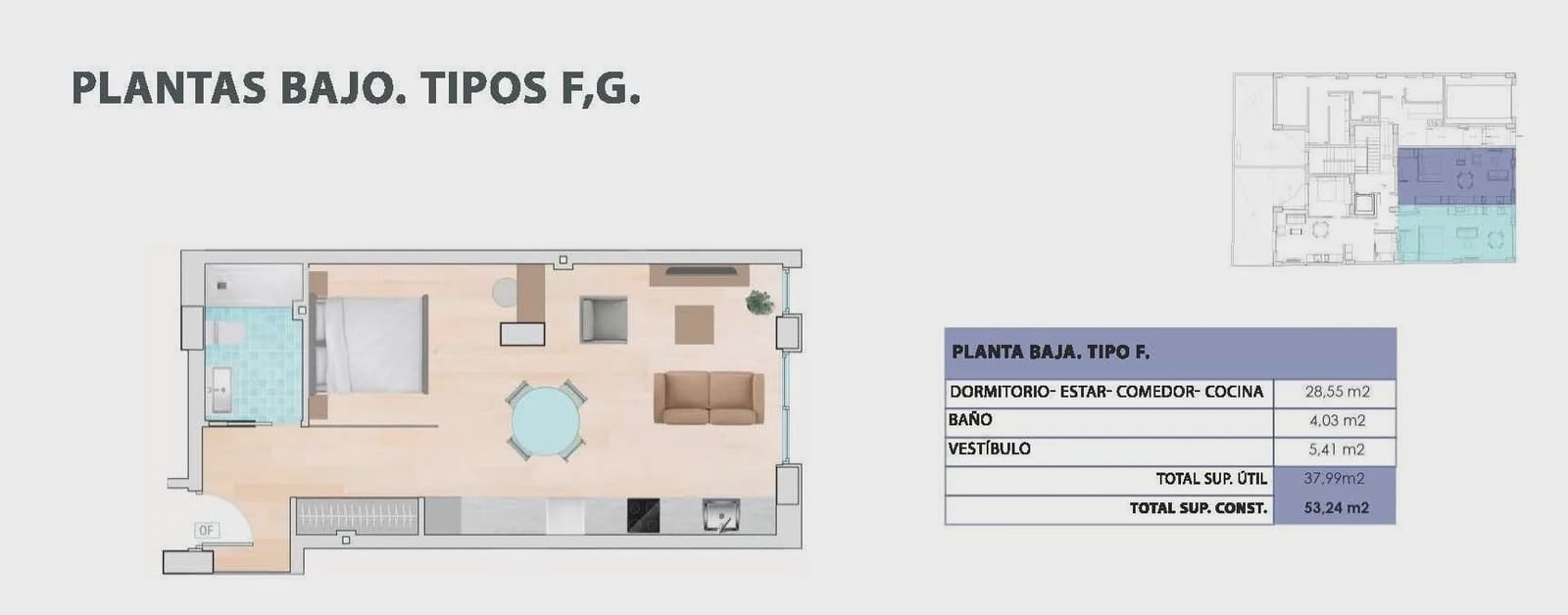 1 soverom Leilighet til salgs i Guardamar del Segura med svømmebasseng garasje - € 169 000 (Ref: 9961387)