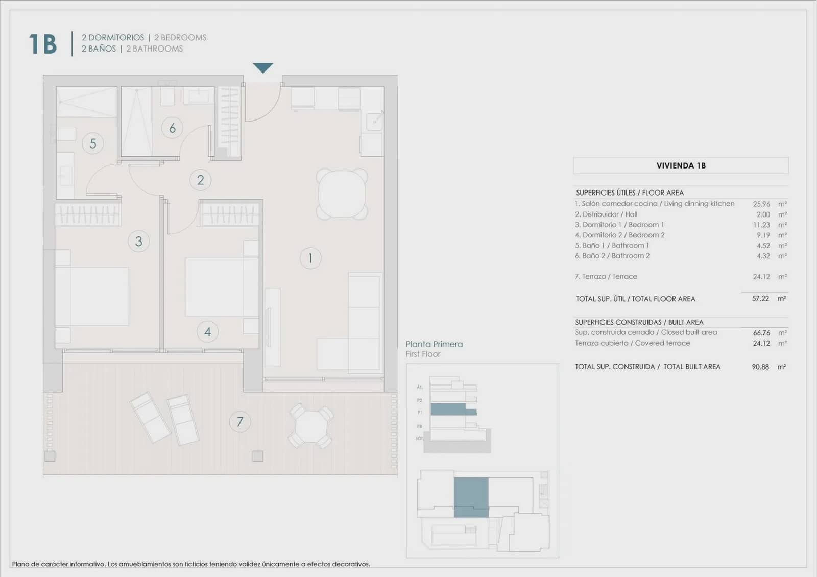 2 Zimmer Apartment zu verkaufen in Benijofar - 285.000 € (Ref: 9961425)
