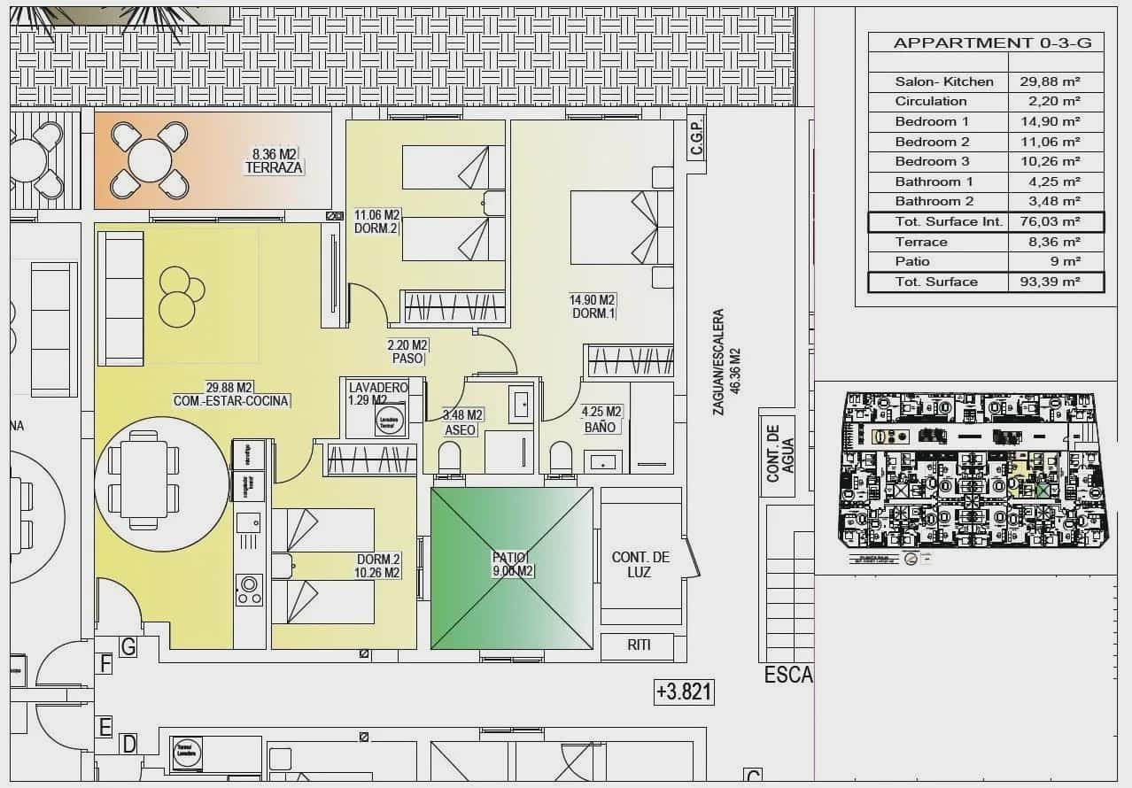 3 soveværelse Lejlighed til salg i San Miguel de Salinas med swimmingpool - € 190.000 (Ref: 9961447)