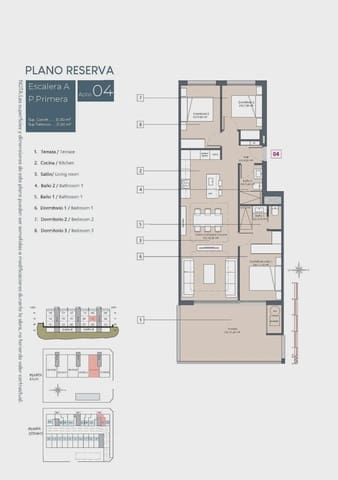 3 bedroom Apartment for sale in Benijófar with pool garage - € 349,900 (Ref: 9968479)